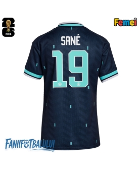 Germania Leroy Sane #19 Echipament de Fotbal Replică Mondial 2026 Femei Deplasare Germania Leroy Sane #19 Echipament de Fotbal Replică Mondial 2026 Femei Deplasare
